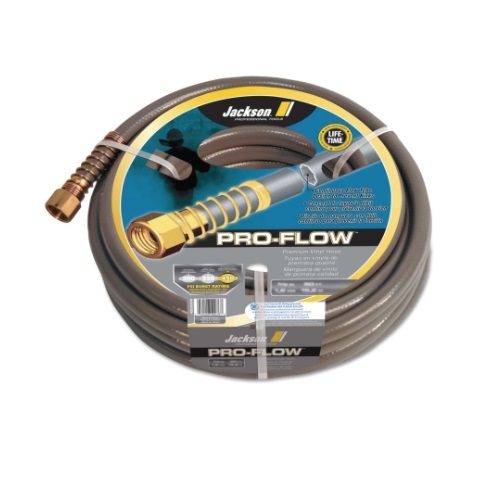 Jackson Tools 100ft Heavy Duty Garden Hose, Gray (Jackson Tools