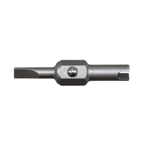 Klein Tools Double-Sided 1/8" Slotted/Schrader Replacement Bit (Klein Tools 13231)