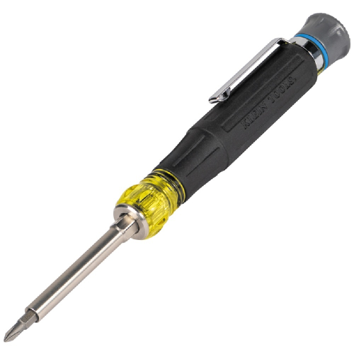 Klein Tools 13-in-1 Multi-Bit Pocket Precision Screwdriver, Pocket Clip, Black (Klein Tools 32611P)