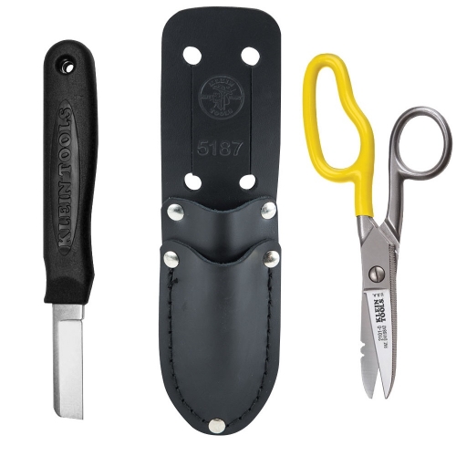 Klein Tools Cable Splicer's Kit - with Free-Fall Snip (Klein Tools 46039)