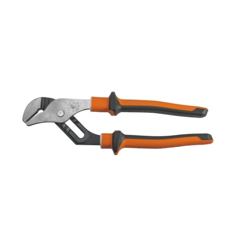 Klein Tools Insulated 10" Slim Pliers, Orange & Gray (Klein Tools 502-10-EINS)