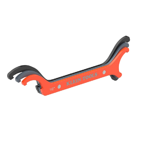 Klein Tools 3-Piece Straight Locknut Wrench Set, U-Shaped End, Slim Design (Klein Tools 50901R)