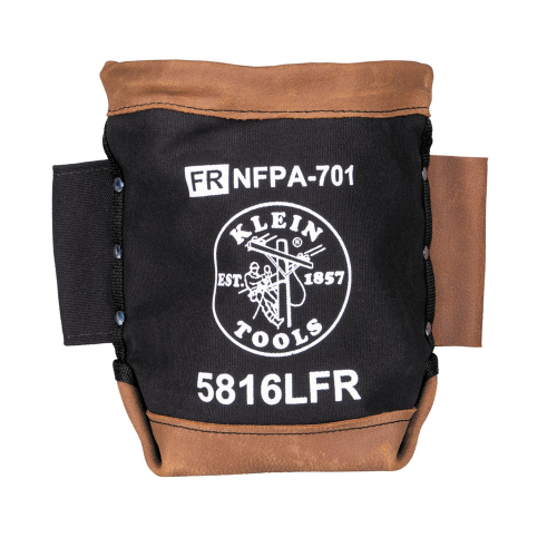 Klein Tools Canvas & Leather Bolt Bag, Flame-Resistant (Klein