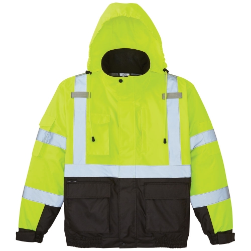 Klein Tools High-Visibility Winter Bomber Jacket, 3XL (Klein Tools