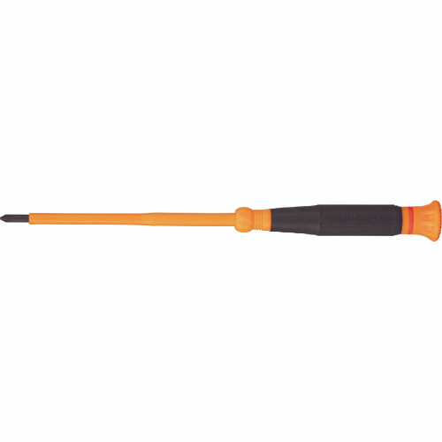 Klein Tools 1000V Insulated Precision Screwdriver, #1 Phillips, 4in Shank, Red (Klein Tools 6264INS)