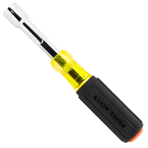 Klein Tools 9/16-in Heavy-Duty Color-Coded Hollow-Shaft Nut Driver, Magnetic (Klein Tools 654916MAG)