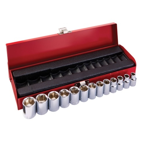 Klein Tools 13-Piece 3/8-Inch Drive Metric Socket Wrench Set (Klein Tools 65506)
