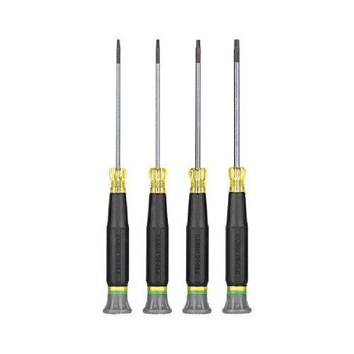 Klein Tools Precision Screwdriver Set TORX, Tamperproof, 4-Piece, Black (Klein Tools 85616)