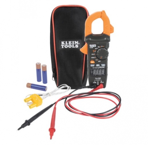 Klein Tools AC/DC Digital Clamp Meter, Auto-Ranging, 400 Amp (Klein Tools CL390)