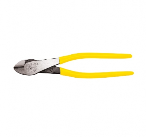Klein Tools High-Leverage Diagonal-Cutting Pliers, Angled Head, 9-Inch (Klein Tools D2000-49)