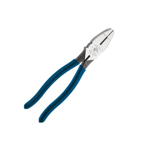 Klein Tools 8'' Alloy Steel Side Cutting Pliers with Plastic Dipped Handle (Klein Tools D201-8NE)