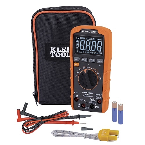 Klein Tools TRMS Auto-Ranging Low Impedance Temp Digital Multimeter, 1000V (Klein Tools MM720)