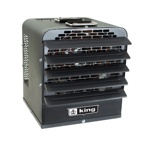 King Electric 12.5kW Industrial Unit Heater, 1200 Sq Ft, 725 CFM, 3 Phase,  480V (King Electric PKB4812-3-T-FM) | HomElectrical.com