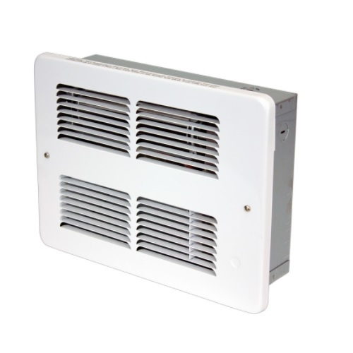 King Electric 1000W/2000W Small Wall Heater, 250 Sq Ft, 75 CFM, 208V, White  (King Electric WHF2020-W) | HomElectrical.com