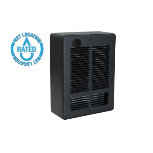 King Electric 500W/750W Wet Location Wall Heater, 75 Sq Ft, 85 CFM, 120V,  White (King Electric WSC1207-W) | HomElectrical.com