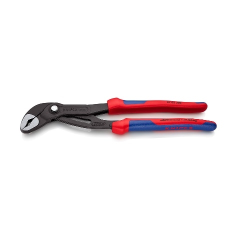 Knipex 300 mm Cobra Pliers, Curved, Red (Knipex 8702300)