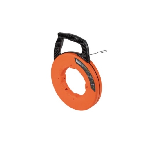 Klein Tools 120-Ft Steel Fish Tape w/ Case, Orange (Klein Tools 56333)