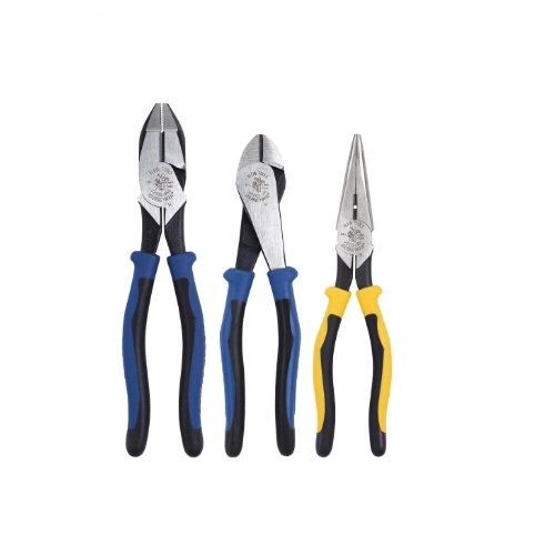 Klein Tools 3 Piece Plier Set w/ Ergonomic Handles (Klein Tools 94120