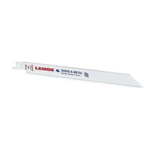 Lenox 6"L X 6 TPI Nail Embedded Wood Cutting Reciprocating Saw Blade 5pk 20572656r