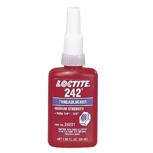 Loctite Blue Medium Strength 242 Threadlockers, 50 mL (Loctite