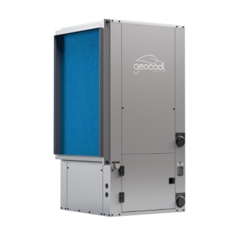 MrCool 36K Geothermal Heat Pump w/ Desuperheater, Vertical, 2Stage, Top Supply, Right, 230V