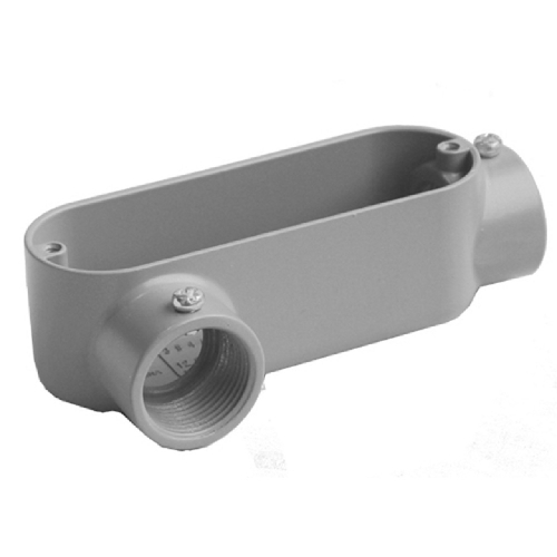 Morris 1 1/2-in Aluminum Combo Conduit Body LR Type, Threaded & Set ...