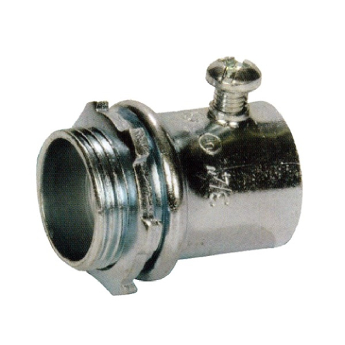 Morris 1-1/2-in EMT Set Screw Connector, Steel (Morris 14884 ...