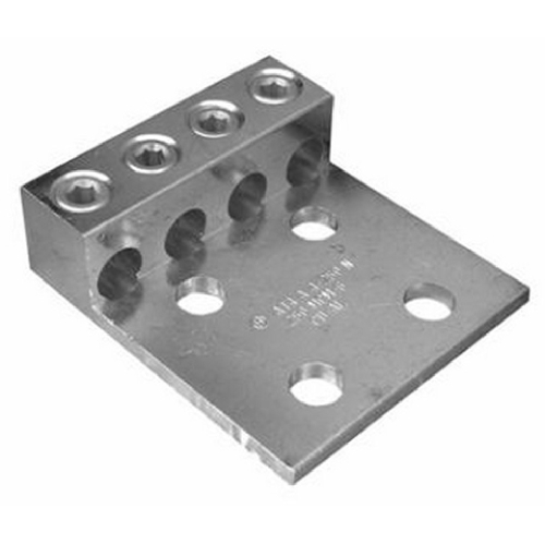 Morris #1000 MCM Aluminum Mechanical Lug, 4 Conductor, 4 Hole (Morris ...