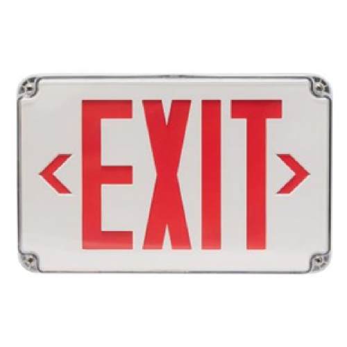 MaxLite Emergency LED Light w/ -20C BBU, 120V/277V, Red/White (MaxLite EX-RWRC-WL)