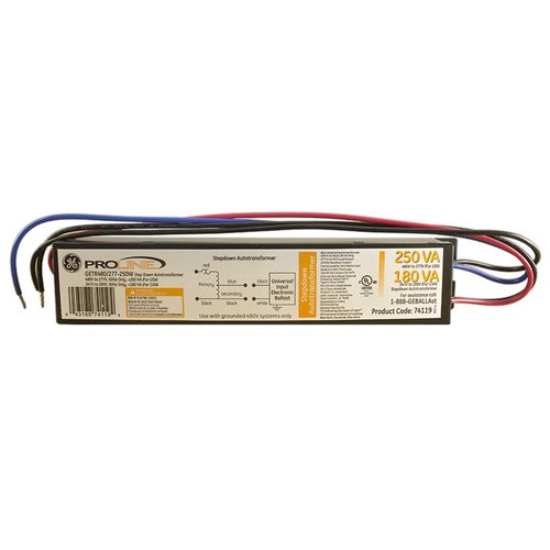 Step Down Transformer from 480V to 277V, 250 Watt Max ( SDT4802774