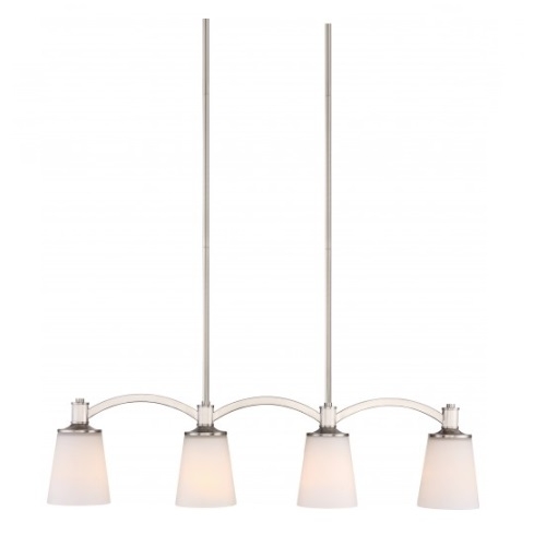 Nuvo Laguna Kitchen Island Pendant Light Brushed Nickel Nuvo 60