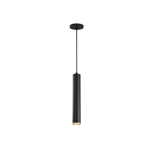 Nuvo 16-in 12W Century LED Pendant, 1020 lm, Matte Black
