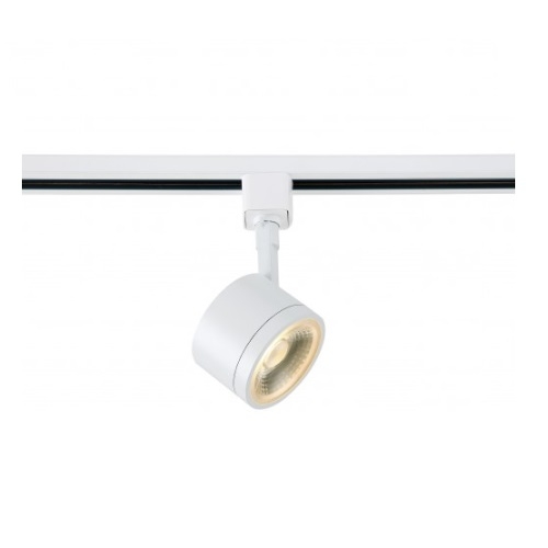 Nuvo 12W LED Round Track Head Light, 24 Degree Beam, White Finish (Nuvo