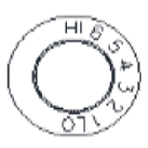 Qmark Heater Replacement Thermostat Knob for CU900 Model Heaters (Qmark
