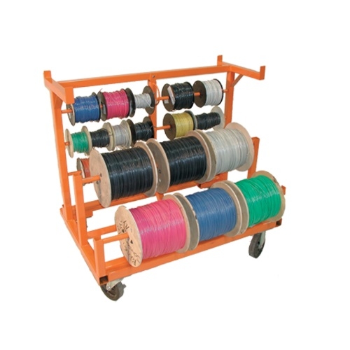 RackATiers 28in Wide Cable Cart, Standard, Vertical Rack, 1000 lb