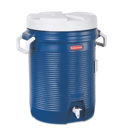 Rubbermaid 5 Gal Water Cooler, Modern Blue (Rubbermaid 1841000