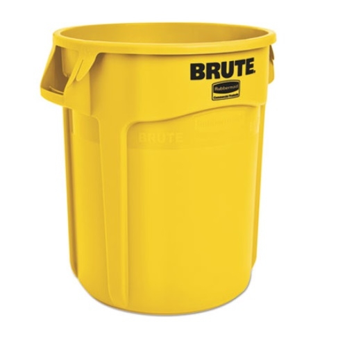 Rubbermaid Brute 20 Gallon Round Container, Yellow (Rubbermaid