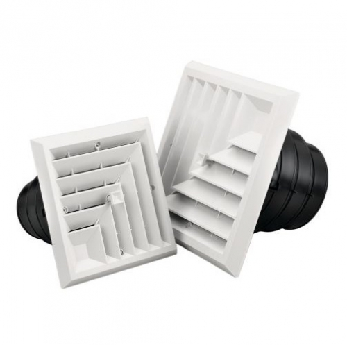 Rectorseal 8x8 TRUaire Retrofit Diffuser, 2-Way (Rectorseal 81912 ...