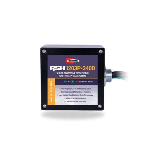 Rectorseal RHS-1203P Surge Protector, 3-Ph, 600V Delta (Rectorseal ...
