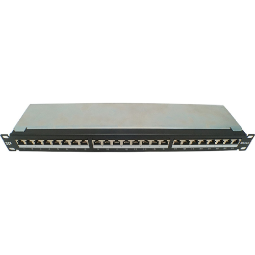 Structured Cable Products 24 Port Loaded Shielded 10GBaseT Patch Panel ...