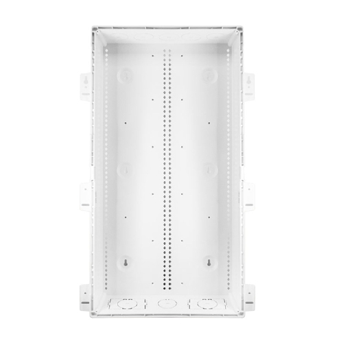 Structured Cable Products 28-in Plastic Enclosure, 2KO for Gang Boxes ...