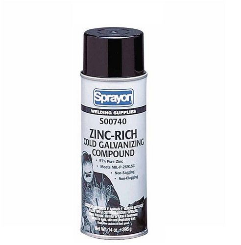 Sprayon 16 oz Aerosol Zinc Rich Cold Galvanizing Compound Sprayon SC0740000 HomElectrical