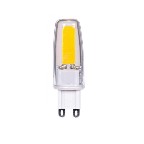 Satco 4W LED JCD Bulb, 40W Hal. Retrofit, G9 Base, 480 lm, 3000K (Satco S29548)
