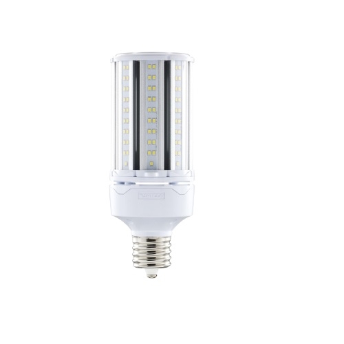 Satco 54W LED Corncob Bulb, Non-Dimmable, EX39, 7398 lm, 100-277V ...