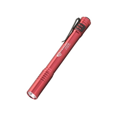 Streamlight 5.3-in LED Stylus Pro Penlight, 100 lm, Red (Streamlight 66120)