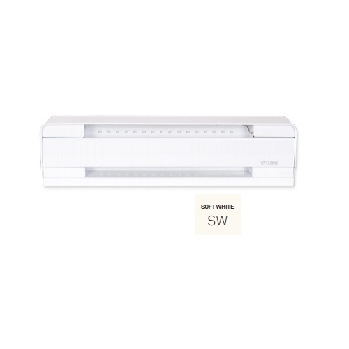 Stelpro 2-ft 500W Brava Electric Baseboard, Up To 50 Sq.Ft, 1706 BTU/H,  120V, Soft White (Stelpro AB0501SW) | HomElectrical.com