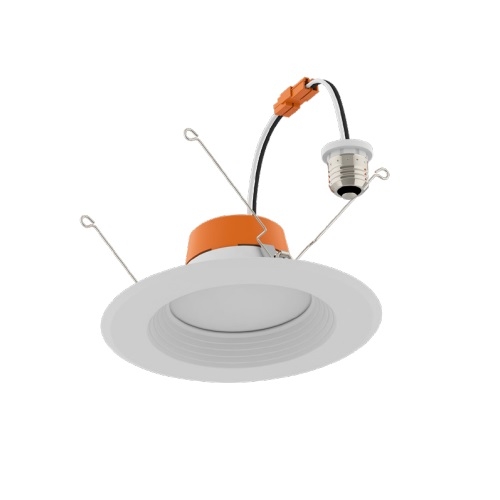 LEDVANCE Sylvania 4-in 7W LED Downlight, Baffle, E26, 650 lm, 120V  