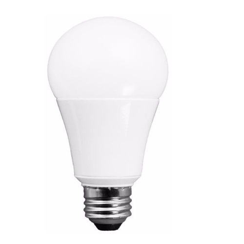 Tcp Lighting 7 5w Led A19 Bulb 60w Halogen Retrofit E26 875 Lm 5000k Tcp Lighting L60a19n25unv50k Homelectrical Com
