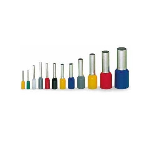 Wago Ferrule, Insulated, White, Case of 1000 (Wago 216-1261)