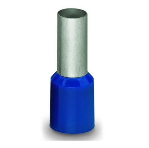 Wago Insulated Ferrule Sleeve, 0.91-in, 16 mm/ 6 AWG, Blue (Wago 216-210)